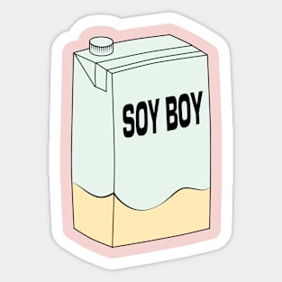 Soy Boy Sticker